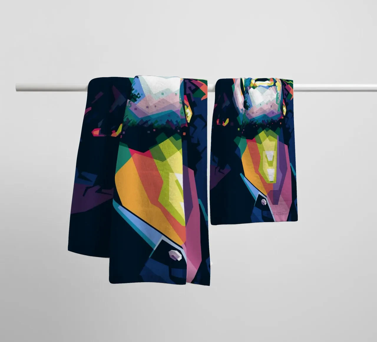 Gil Scott Heron Pop Art WPAP asciugamano da bagno da Alkahfsmart