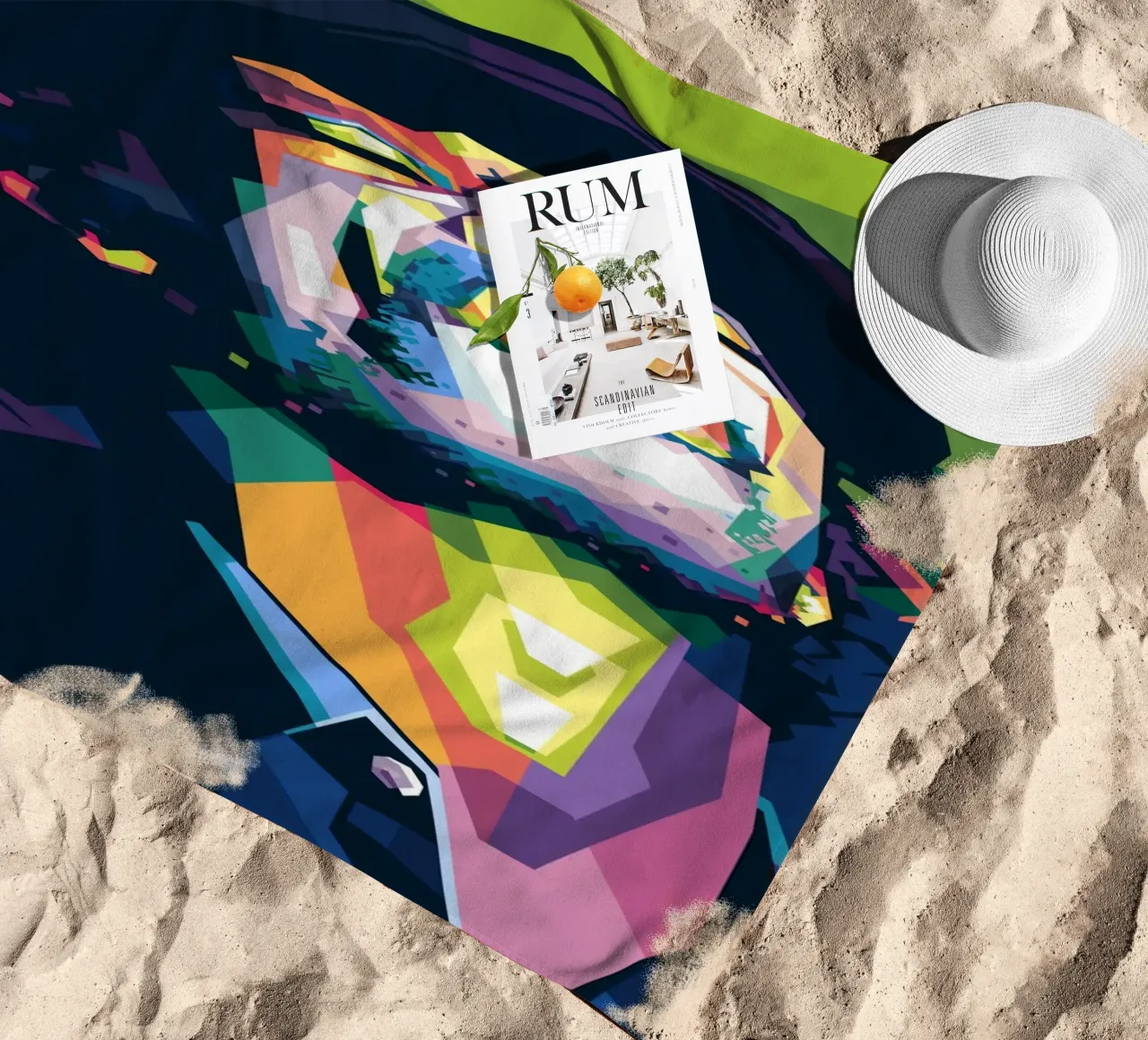 Gil Scott Heron Pop Art WPAP telo mare da Alkahfsmart