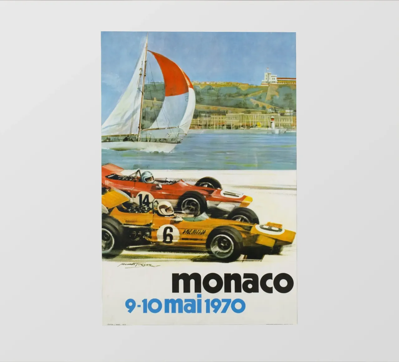 Gran Premio di Monaco maggio 1970 pellicola backlit da AUTOSHOOT