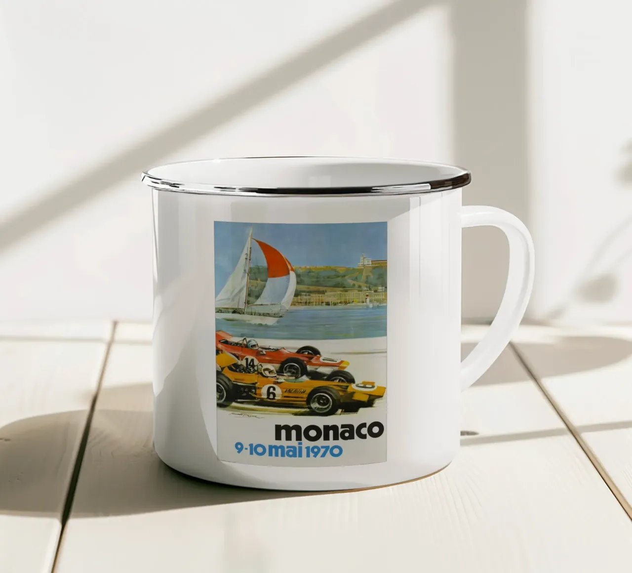 Monaco Grand Prix May 1970 enamel mug by AUTOSHOOT