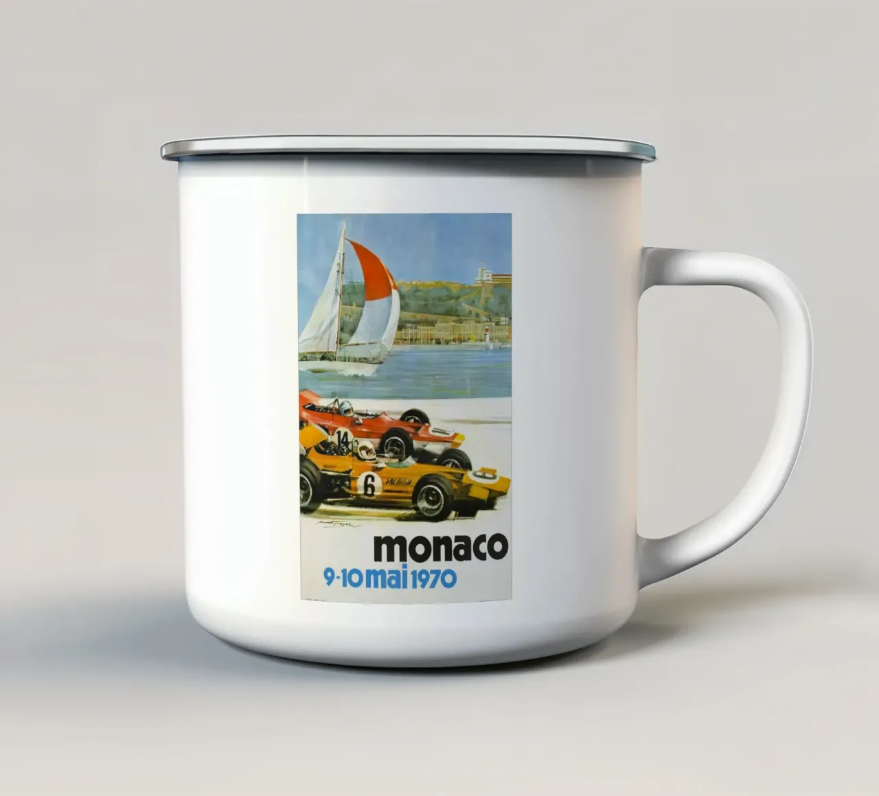 Monaco Grand Prix May 1970 enamel mug by AUTOSHOOT