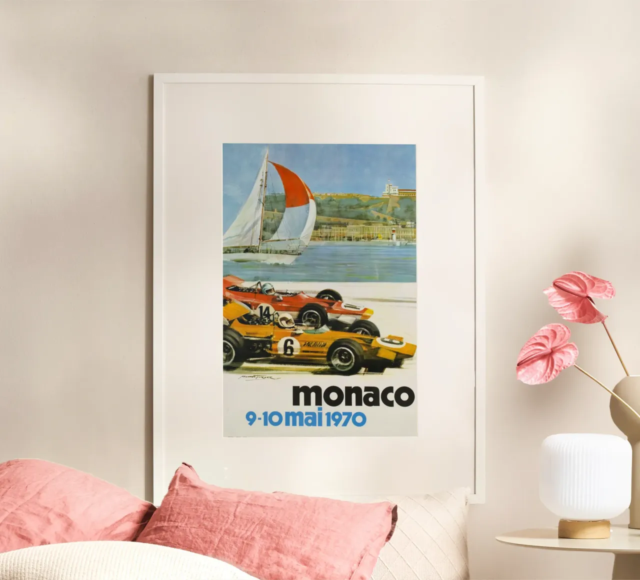 Gran Premio di Monaco maggio 1970 poster con telaio in plastica da AUTOSHOOT