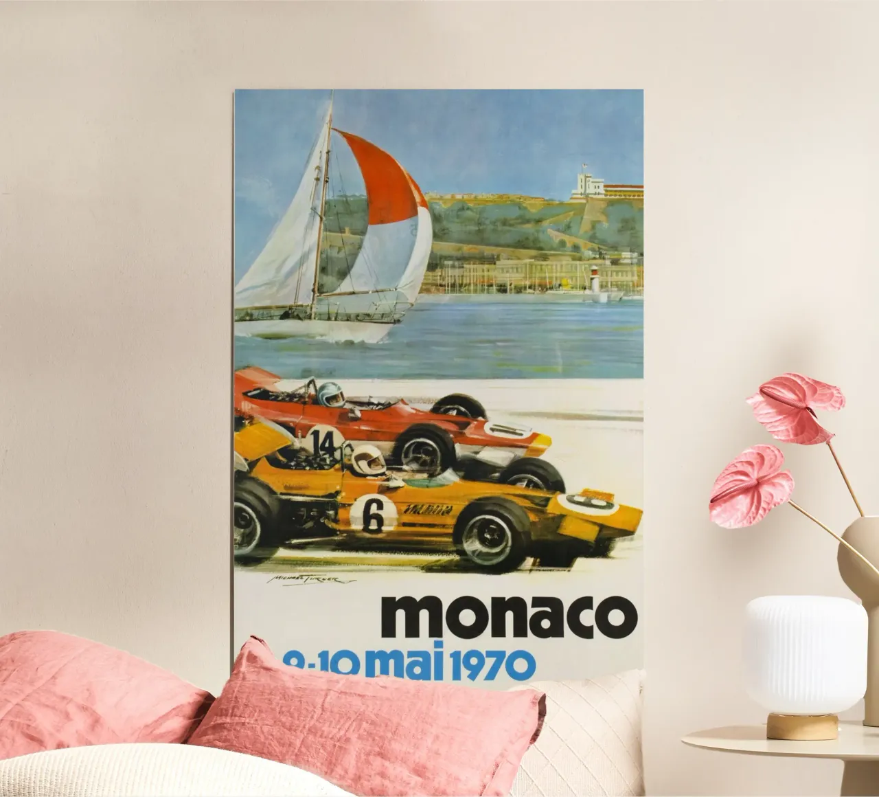 Gran Premio di Monaco maggio 1970 poster con telaio in plastica da AUTOSHOOT