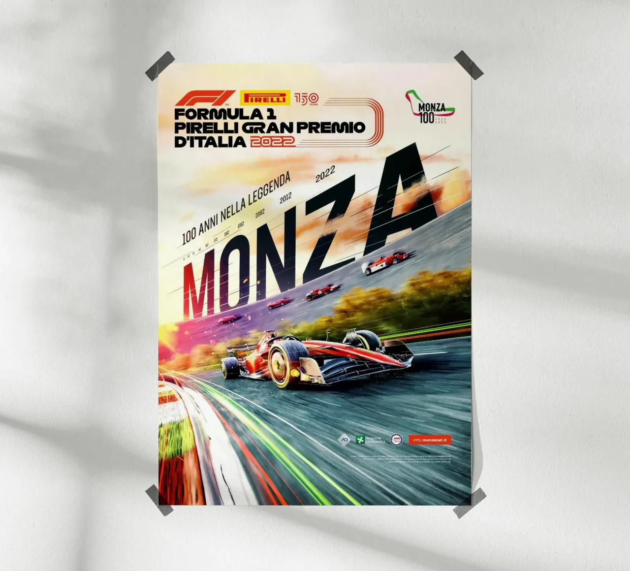 Monza Formula 1 grand Prix monaco poster da AUTOSHOOT
