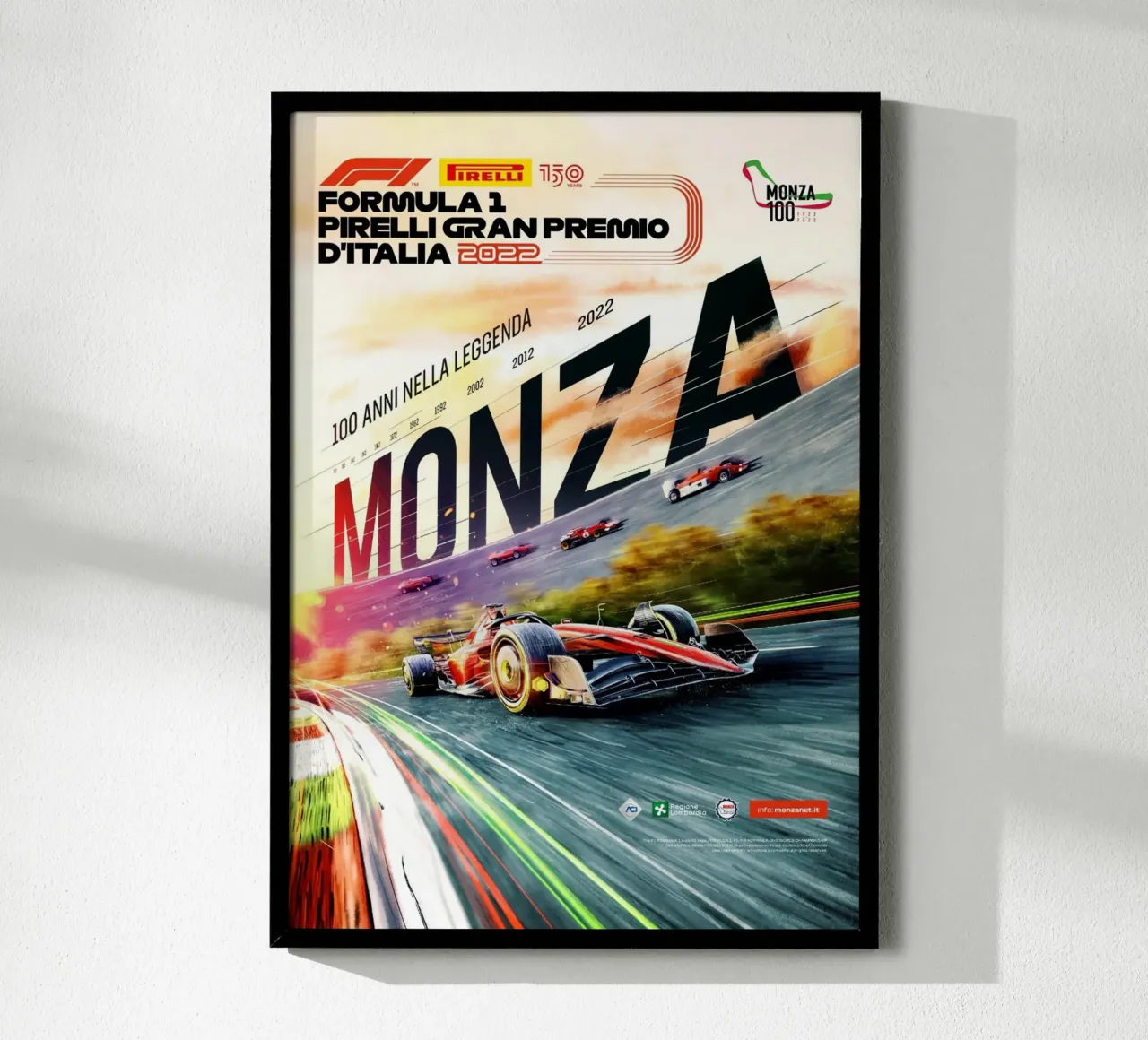 Monza Formula 1 grand Prix monaco poster da AUTOSHOOT
