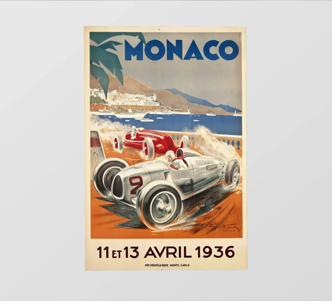 Monaco 11 aprile 1936 pellicola backlit da AUTOSHOOT