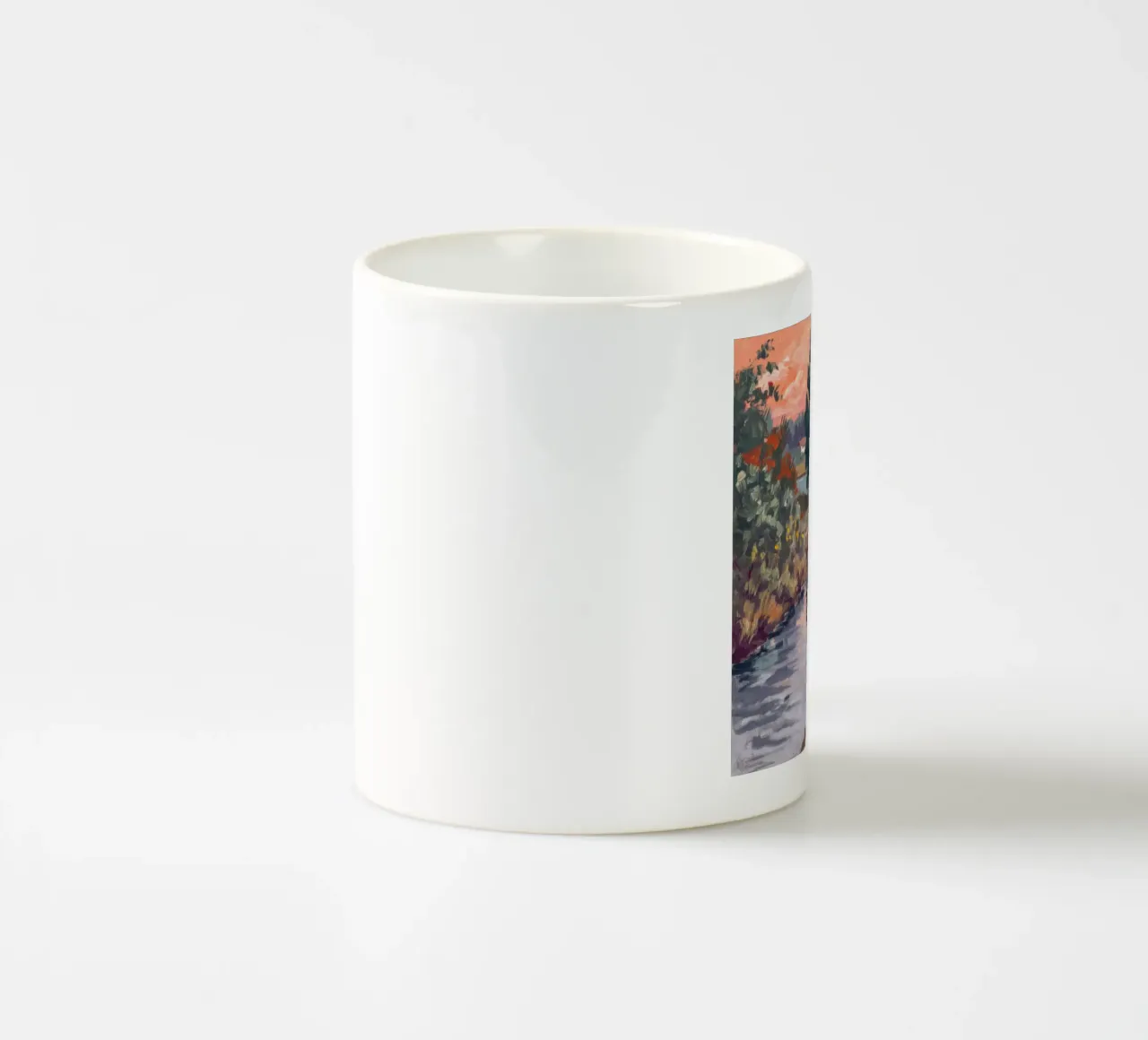 Serenità rustica del ruscello tazza in ceramica da Verve Pigments