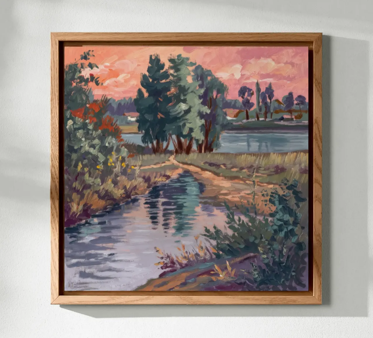 Rustic Stream Serenity alu-dibond by Verve Pigments