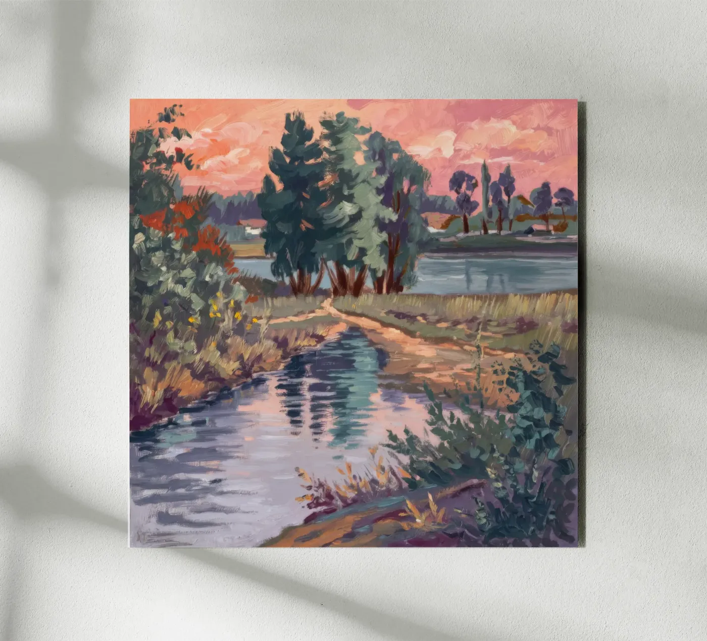 Rustic Stream Serenity forex plate by Verve Pigments