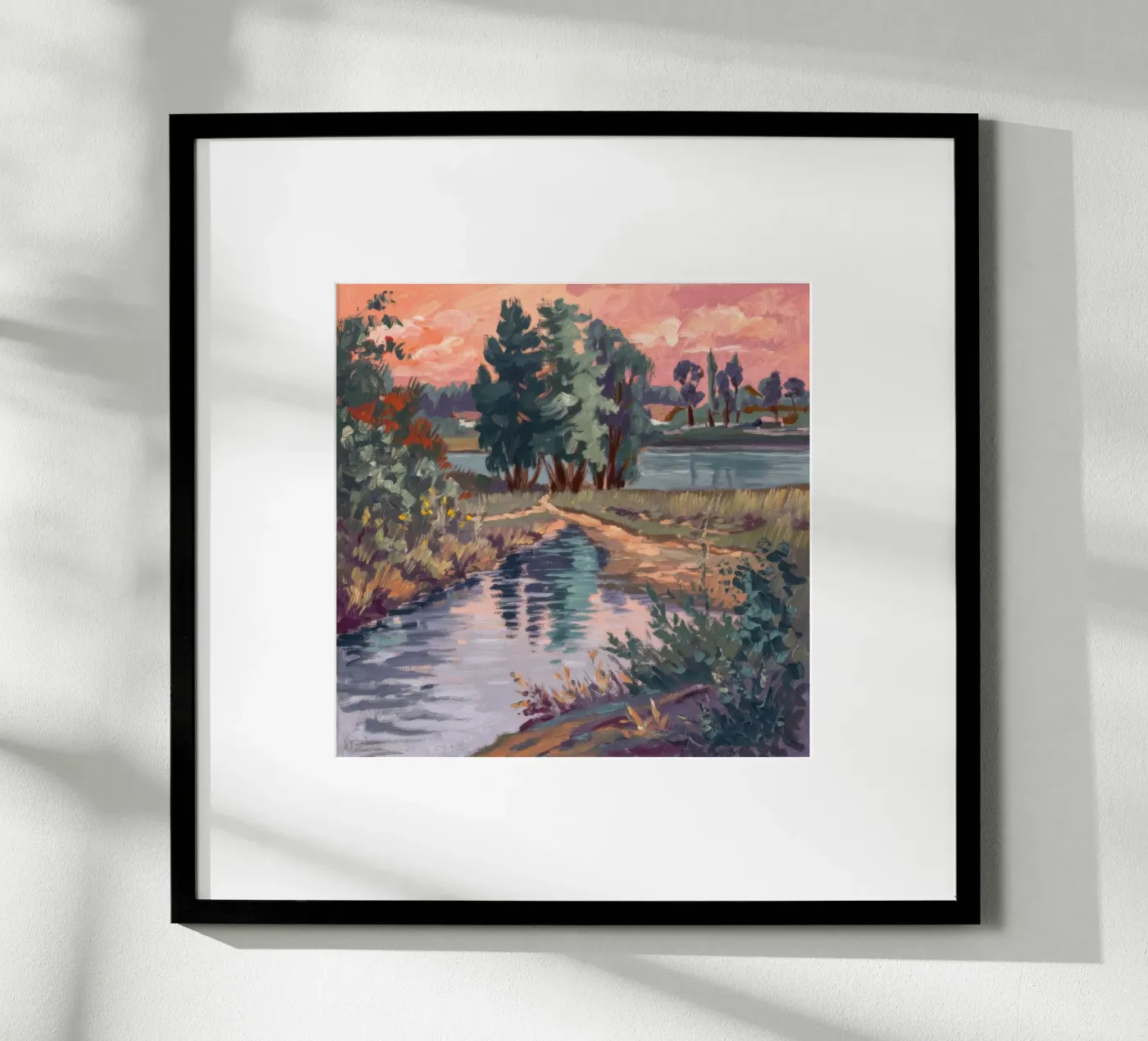 Rustieke stroomsereniteit poster van Verve Pigments