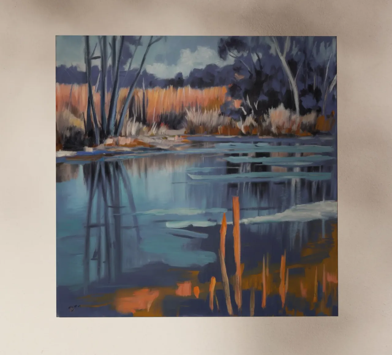 Marshland Twilight Glow (bagliore crepuscolare) pellicola backlit da Verve Pigments