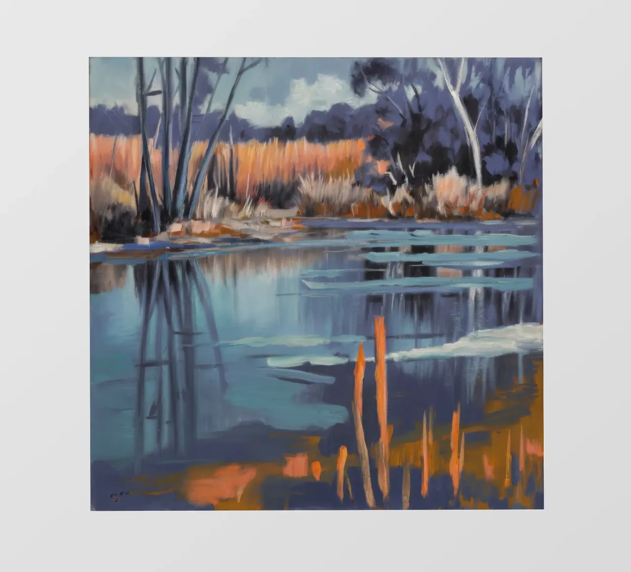 Marshland Twilight Glow (bagliore crepuscolare) pellicola backlit da Verve Pigments