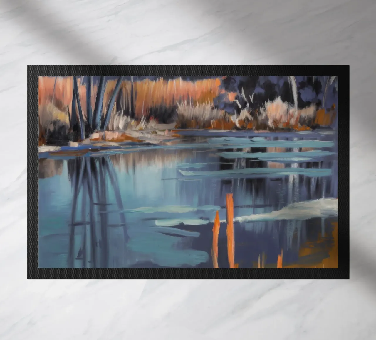 Marshland Twilight Glow (bagliore crepuscolare) zerbino da Verve Pigments
