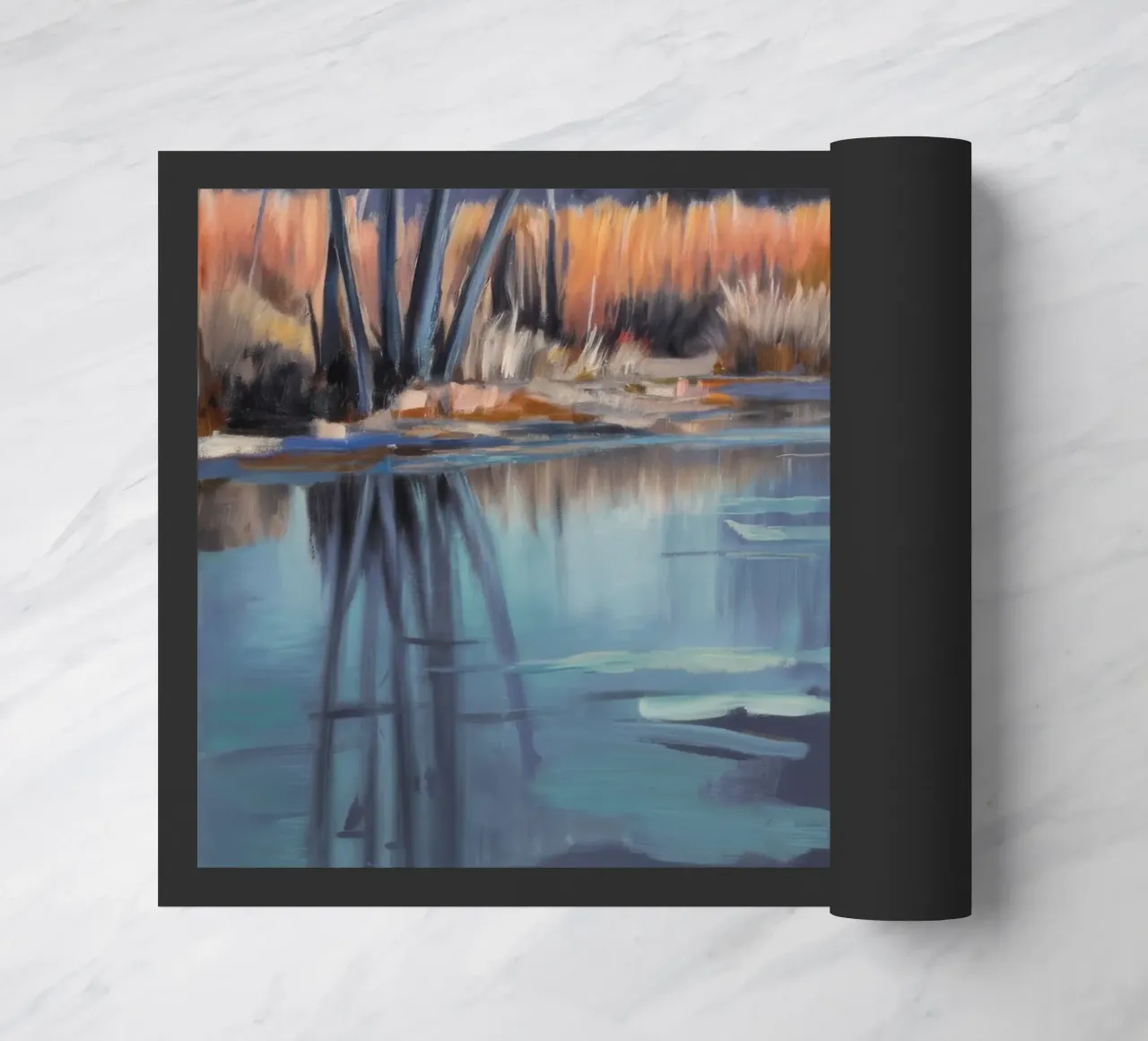 Marshland Twilight Glow (bagliore crepuscolare) zerbino da Verve Pigments