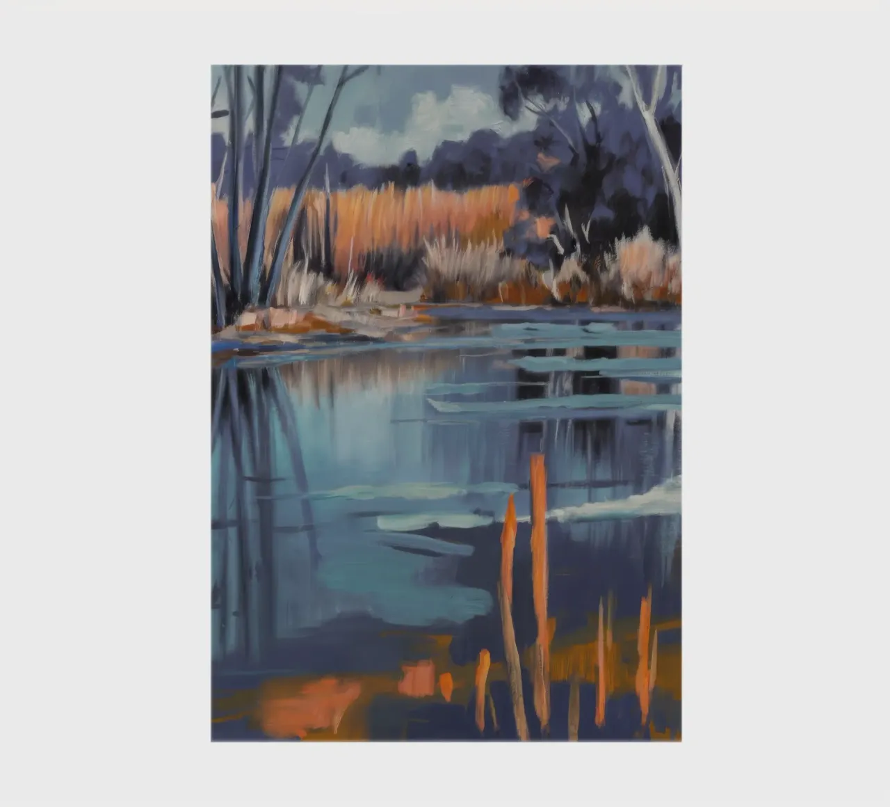 Marshland Twilight Glow notebook by Verve Pigments