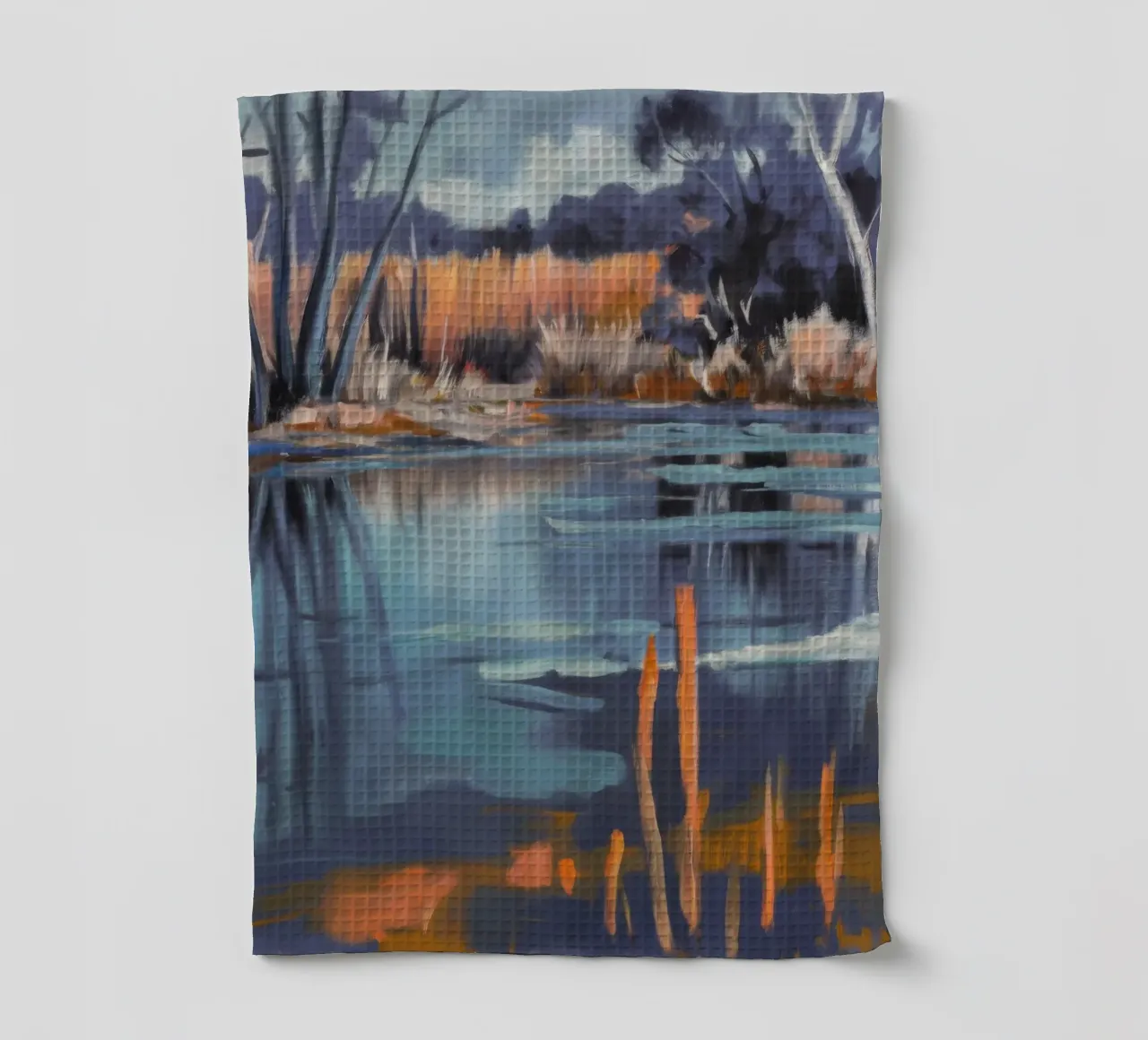 Marshland Twilight Glow (bagliore crepuscolare) canovaccio da cucina da Verve Pigments
