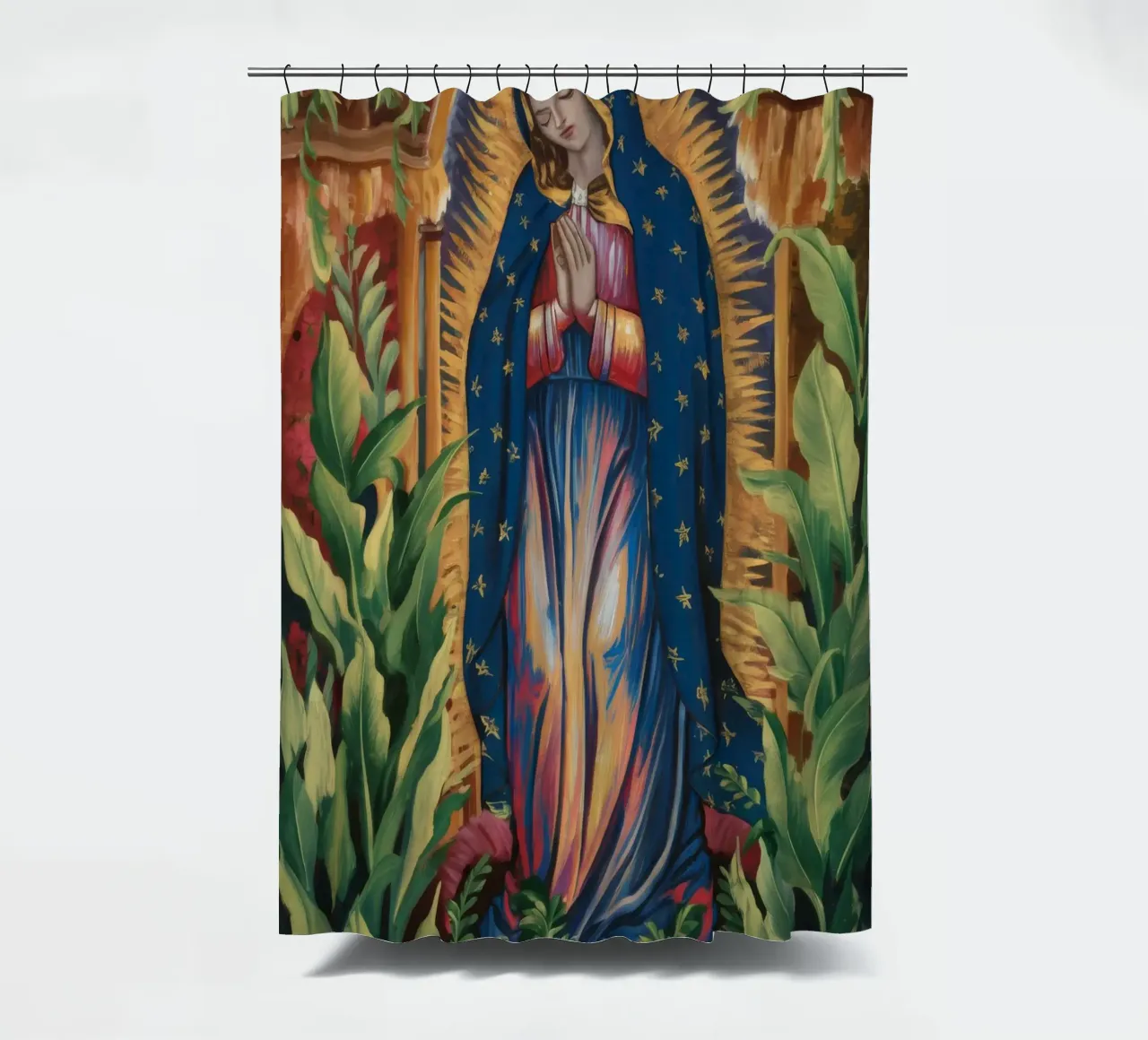 Sacro splendore verginale tenda da doccia da Verve Pigments