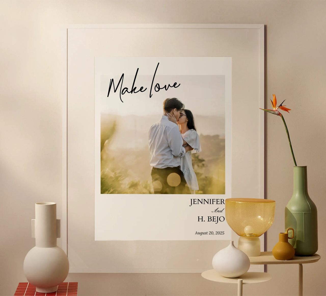 Personalisierte Geschenke für Paare Poster von NEWEST CUSTOM SHOP