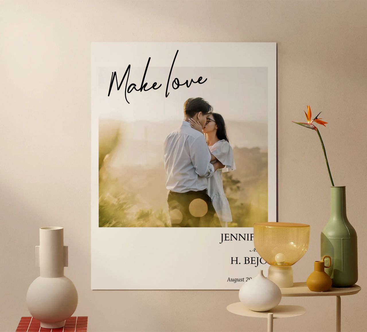 Personalisierte Geschenke für Paare Poster von NEWEST CUSTOM SHOP