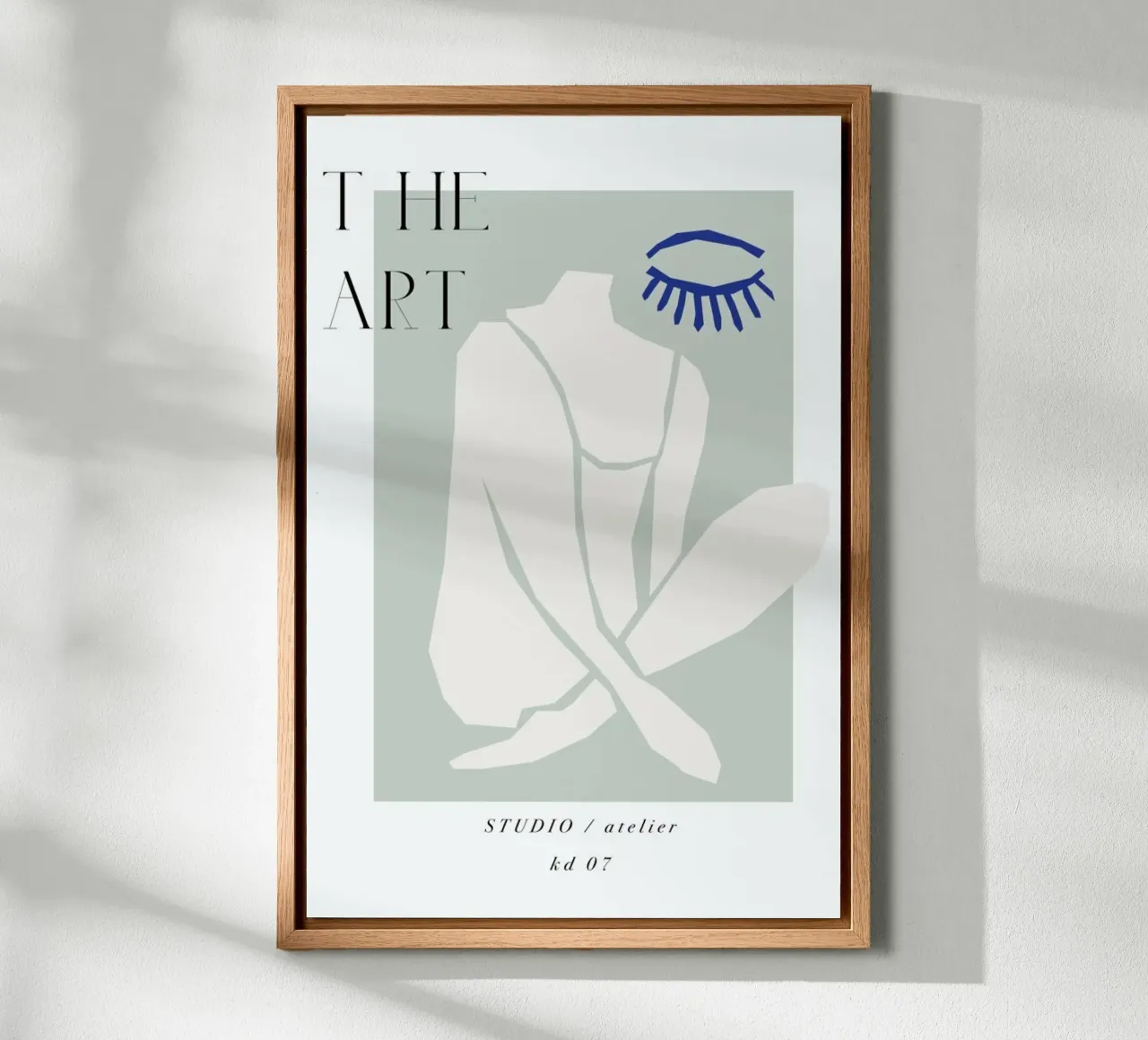 The Art No 7 tela con Cornice a cassetta da KRUTH DESIGN