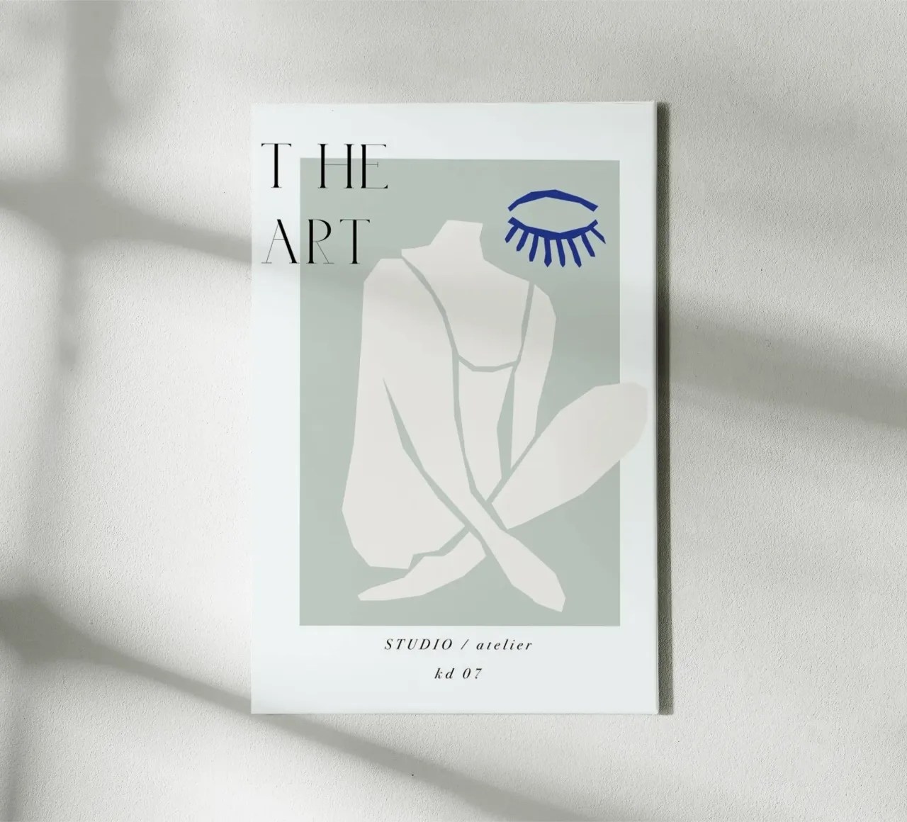 The Art No 7 tela con Cornice a cassetta da KRUTH DESIGN