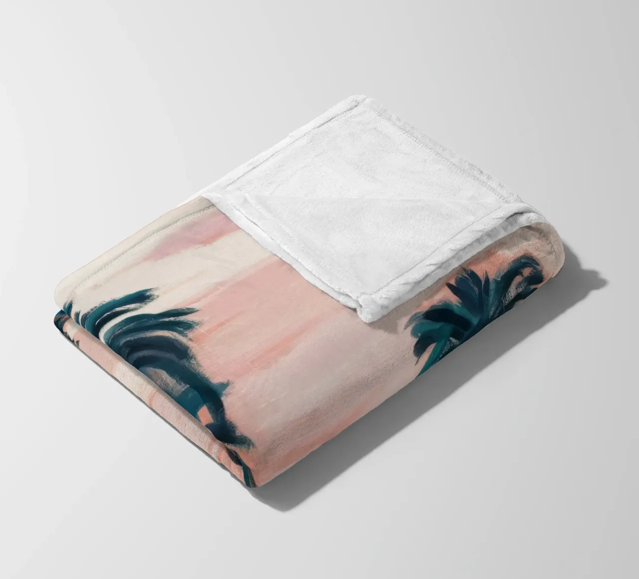 Palm Trio Splendor coperta in pile da Verve Pigments
