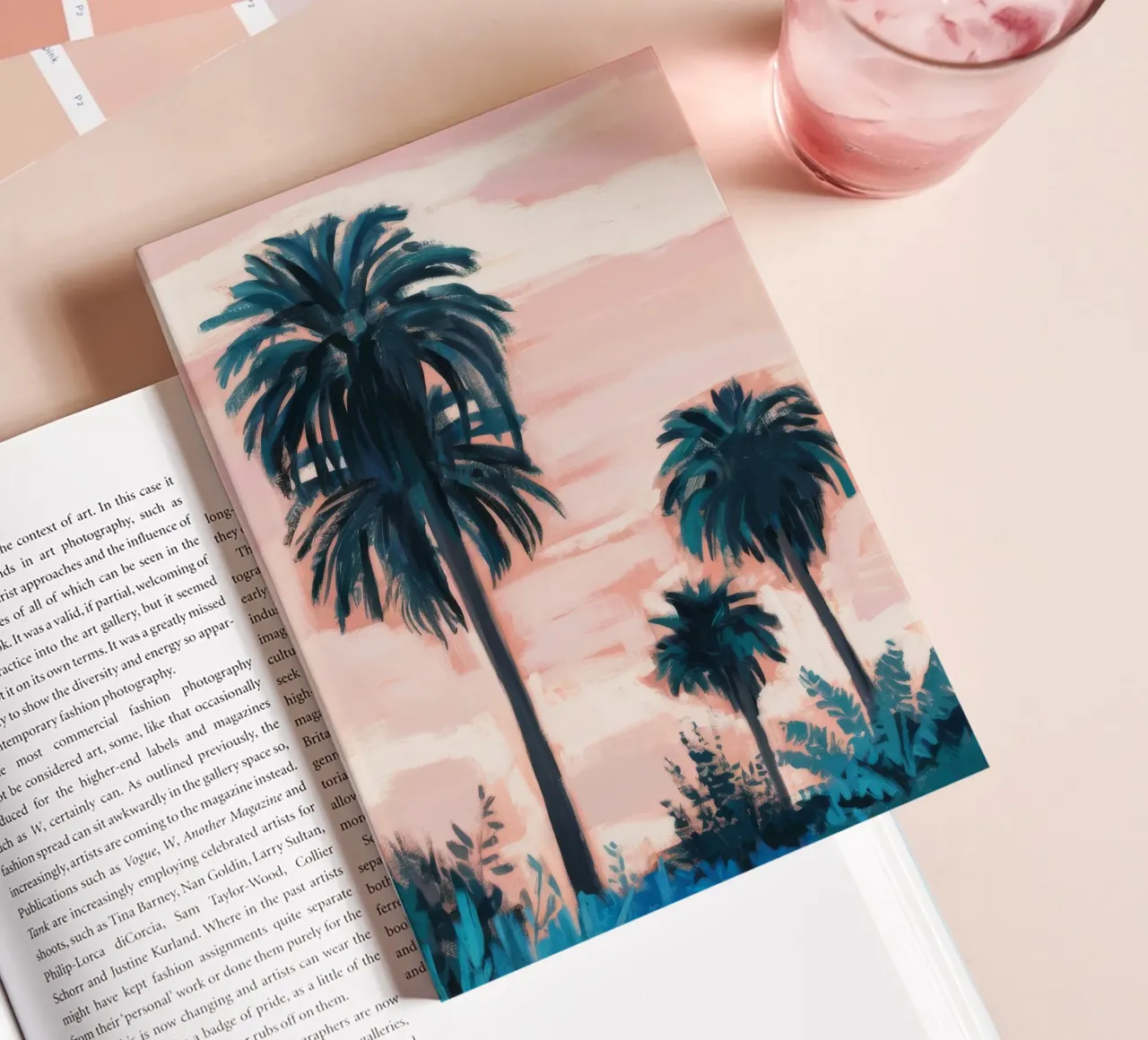 Palm Trio Splendor notebook by Verve Pigments