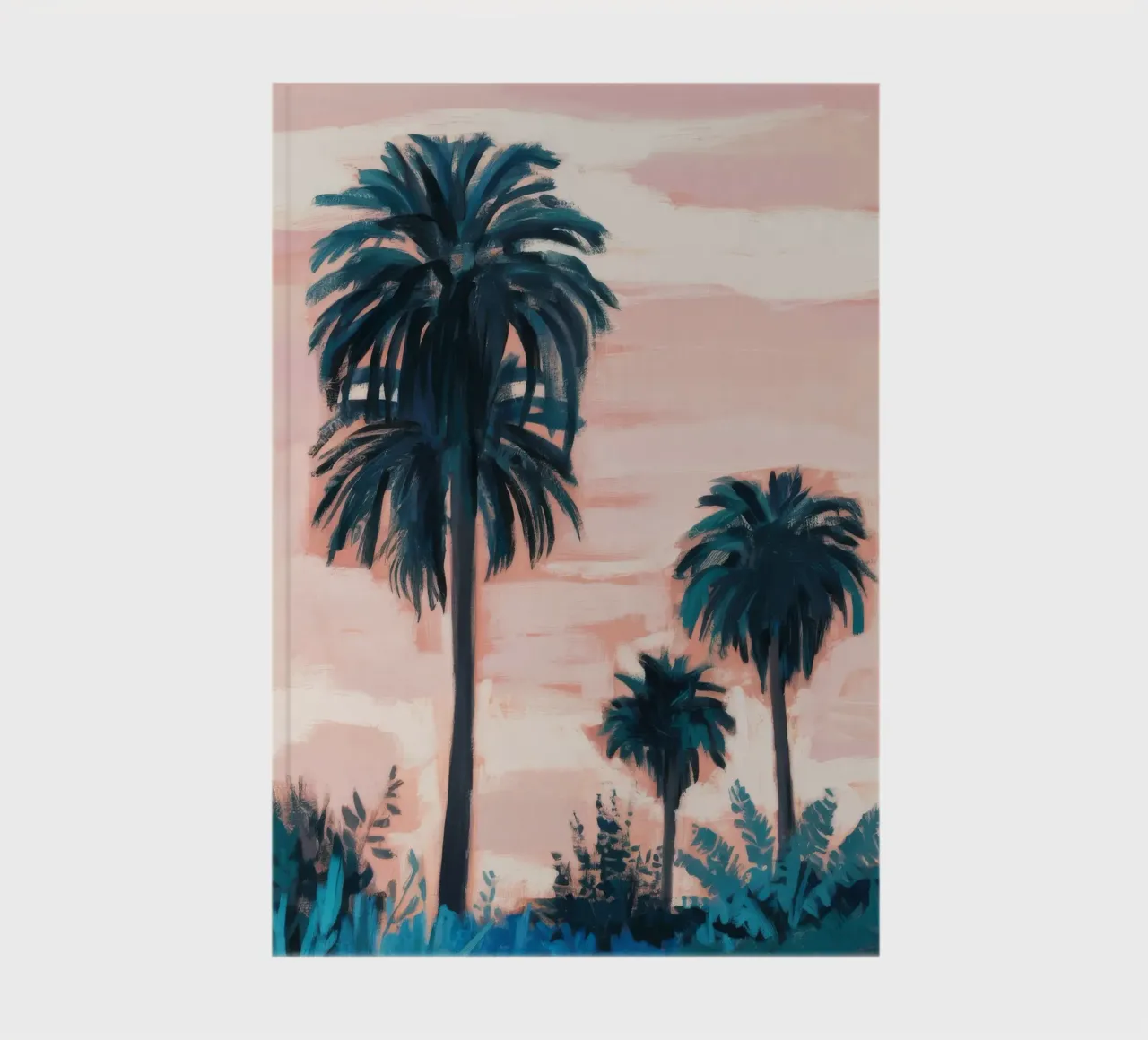 Palm Trio Splendor notebook by Verve Pigments