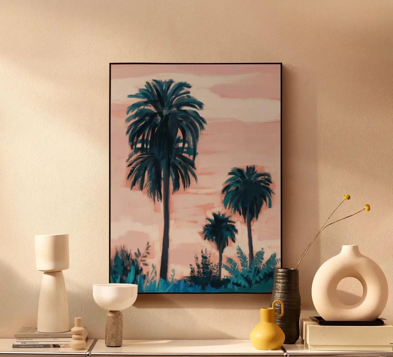 Palm Trio Splendor plexiglass da Verve Pigments