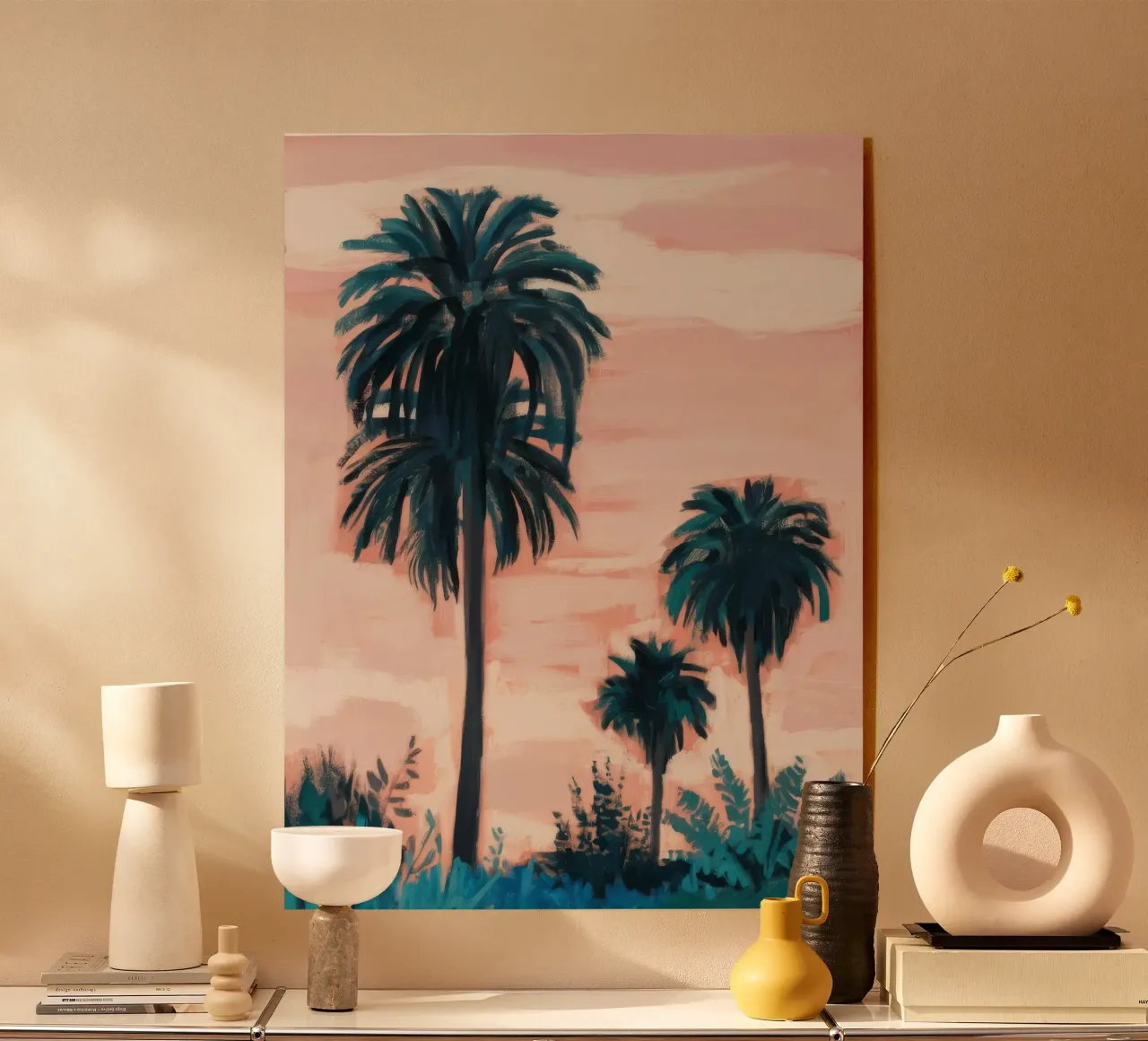 Palm Trio Splendor plexiglass da Verve Pigments