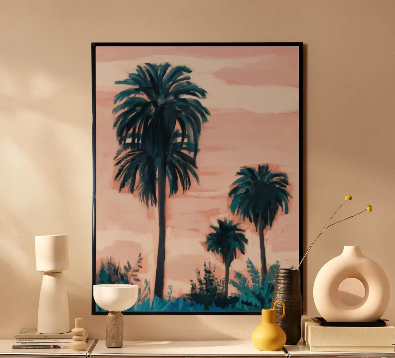 Palm Trio Splendor carta hahnemühle da Verve Pigments