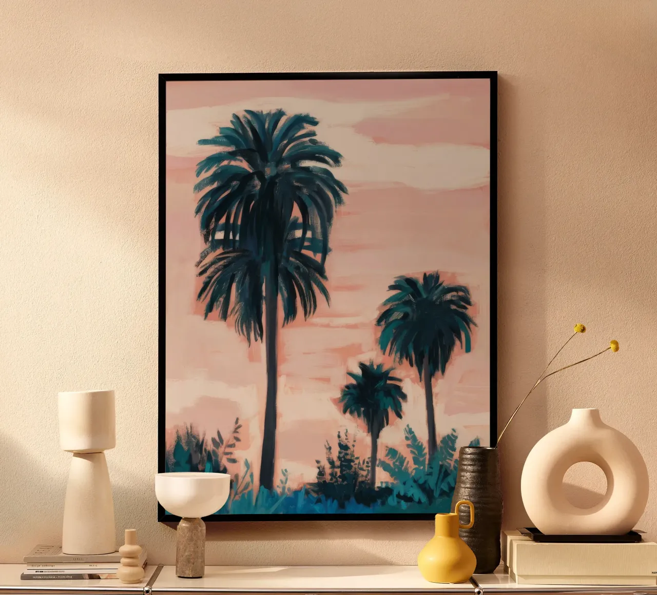 Palm Trio Splendor carta hahnemühle da Verve Pigments