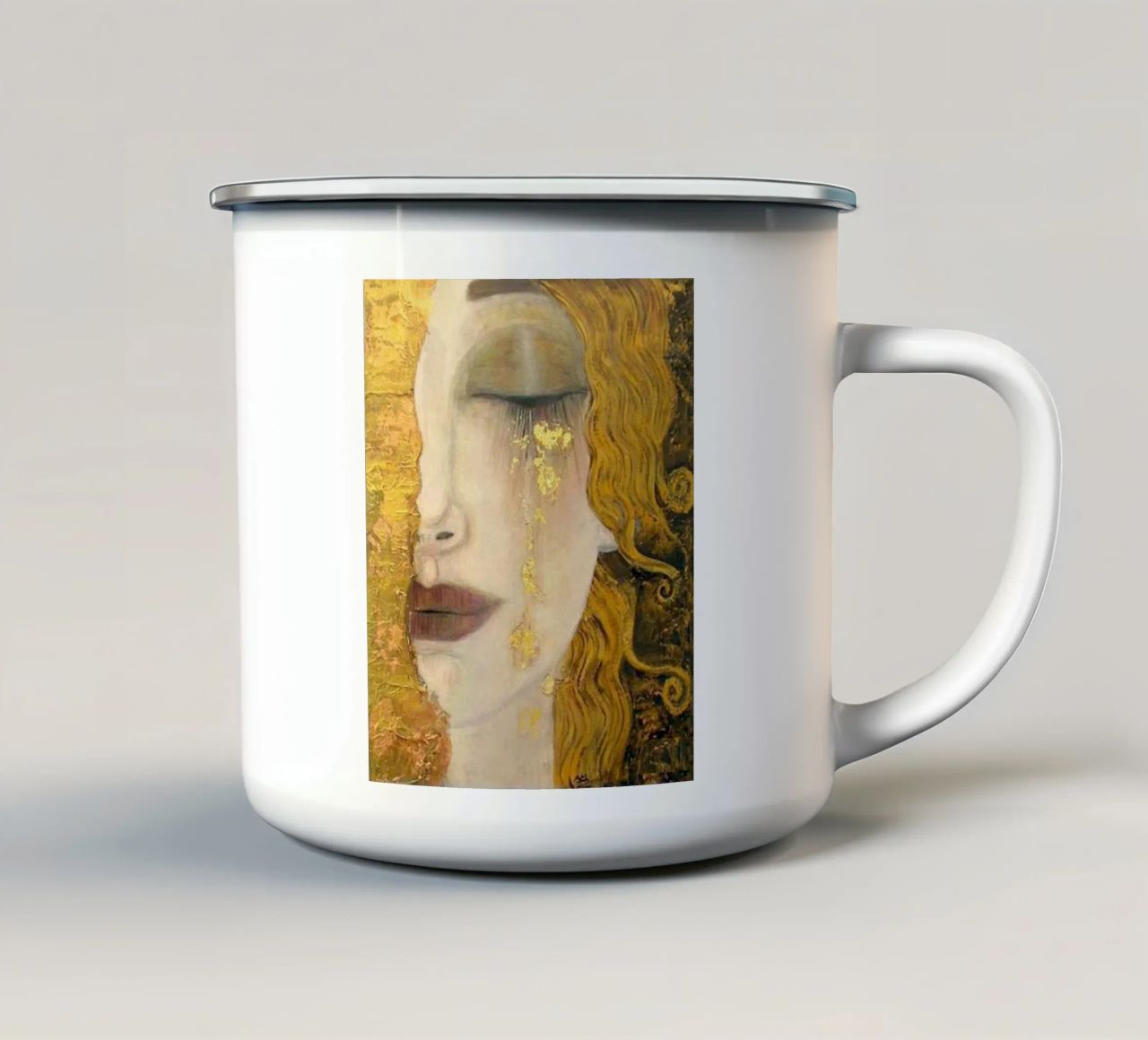 Le lacrime di Freya Klimt tazza in smalto da venbeshop