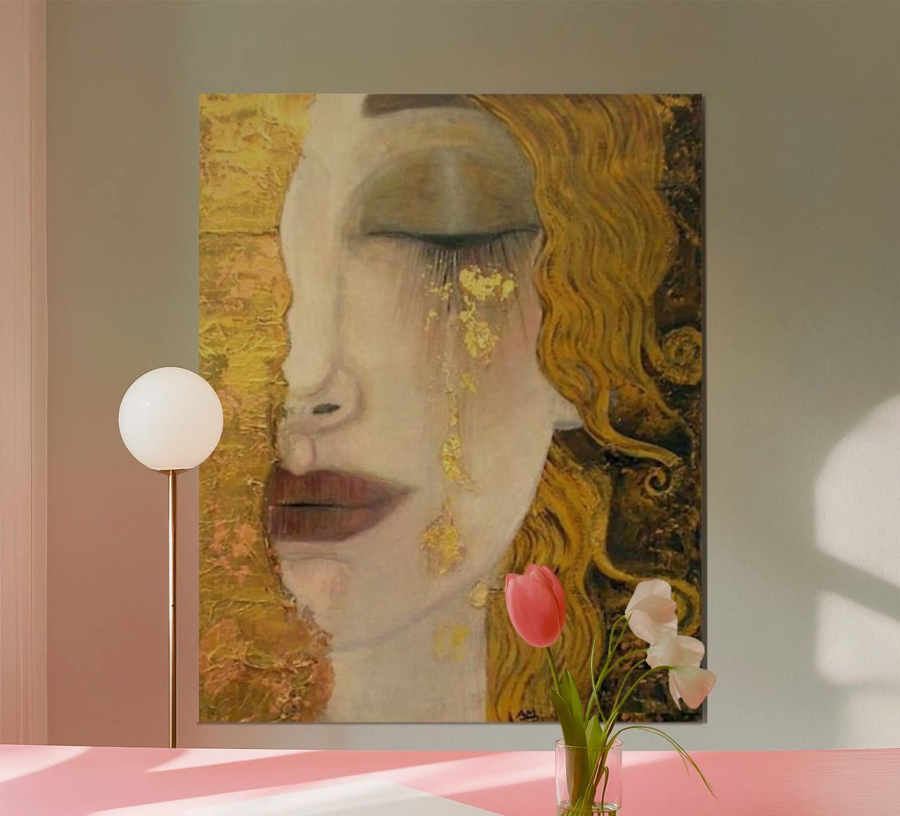 Freyas Tears Klimt Poster von venbeshop