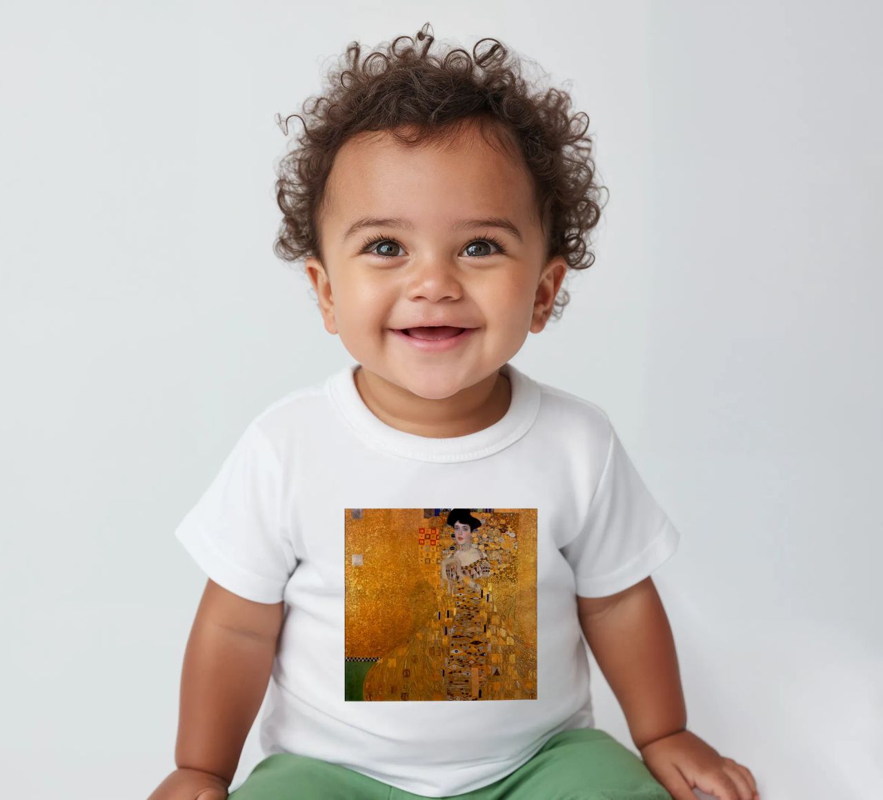 The Woman In Gold Klimt Baby T-Shirt von venbeshop