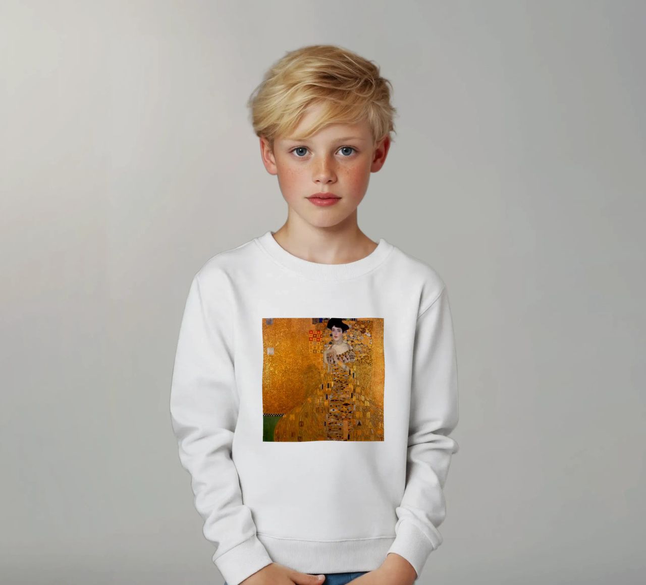 The Woman In Gold Klimt Kinder Sweatshirt von venbeshop