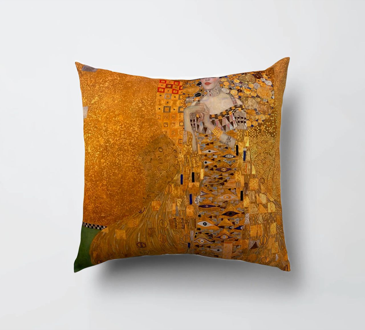 The Woman In Gold Klimt Kissen von venbeshop