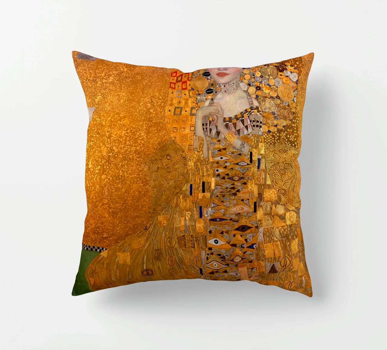 The Woman In Gold Klimt Kissen von venbeshop