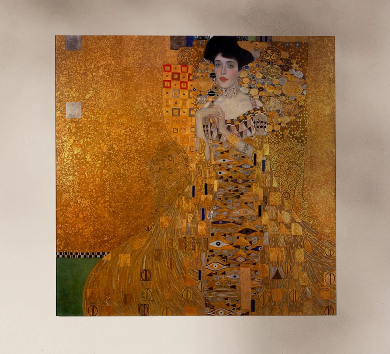 The Woman In Gold Klimt Backlit Folie von venbeshop