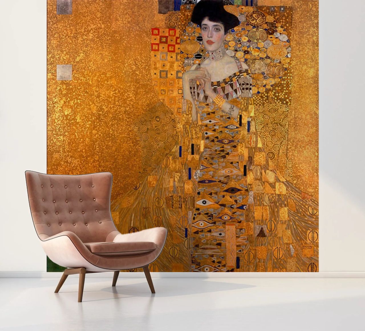 The Woman In Gold Klimt Fototapete von venbeshop