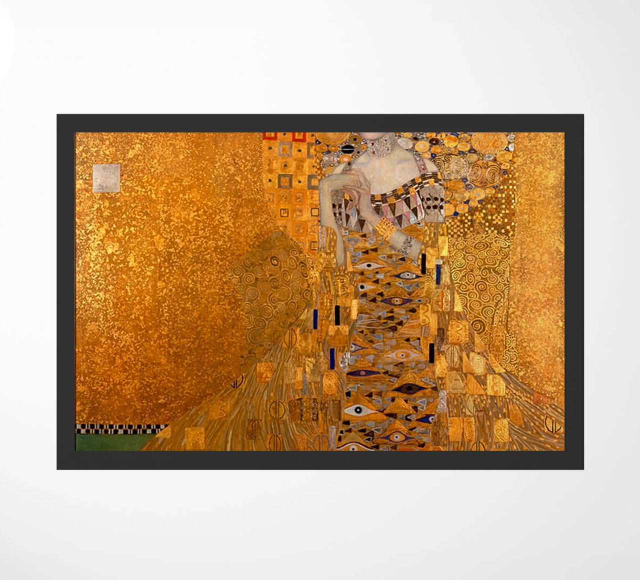 The Woman In Gold Klimt Fußmatte von venbeshop