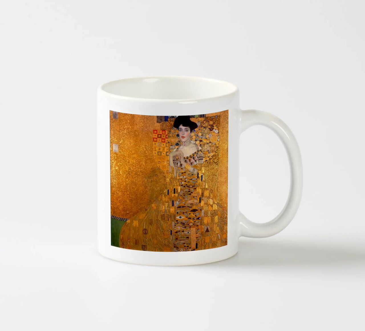 The Woman In Gold Klimt Keramik Tasse von venbeshop