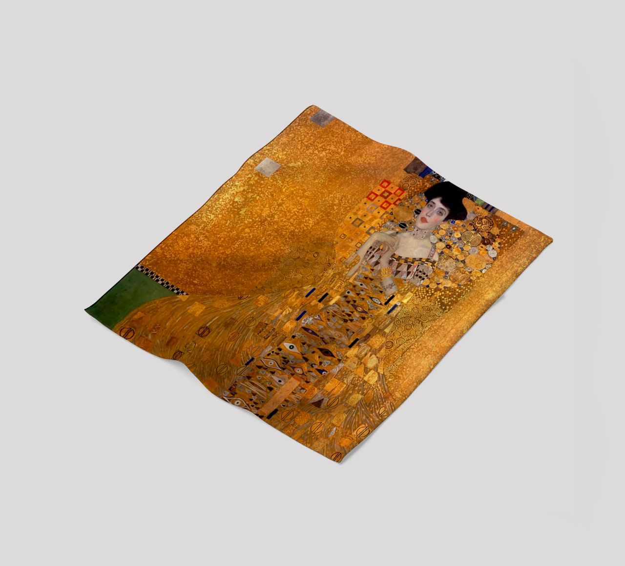 The Woman In Gold Klimt Fleecedecke von venbeshop