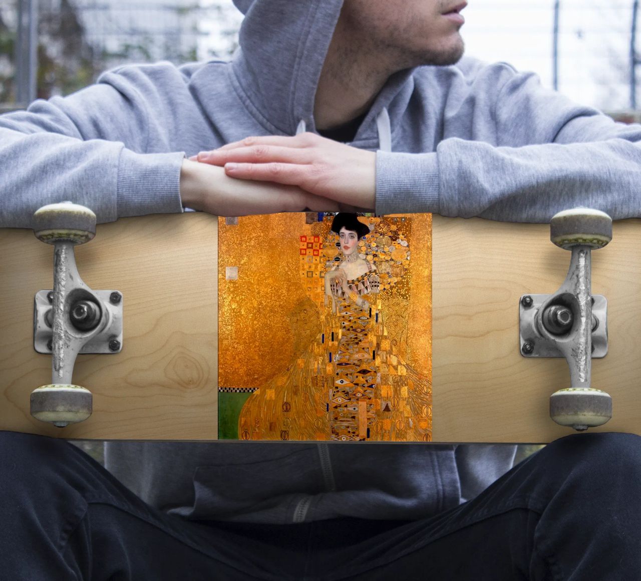 The Woman In Gold Klimt Sticker von venbeshop