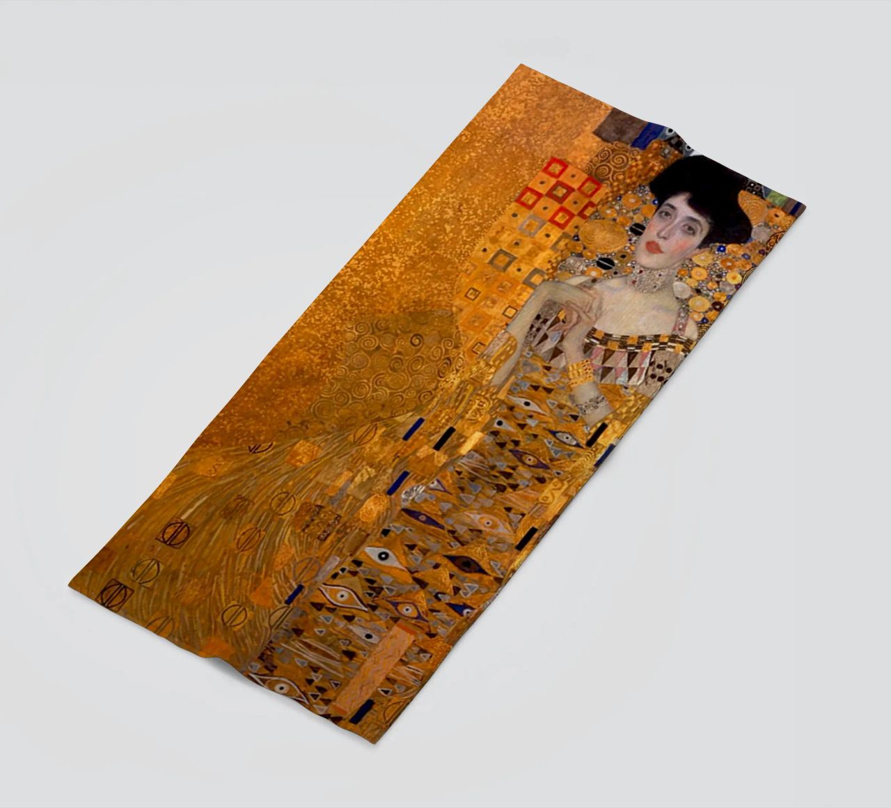 The Woman In Gold Klimt Strandtuch von venbeshop