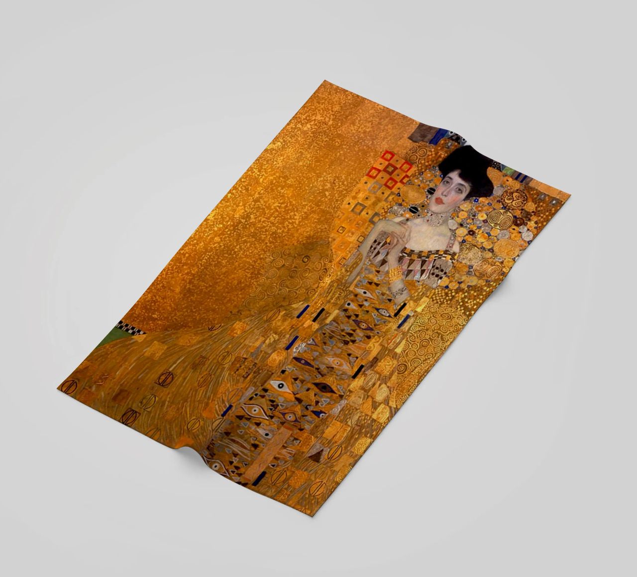 The Woman In Gold Klimt Strandtuch von venbeshop