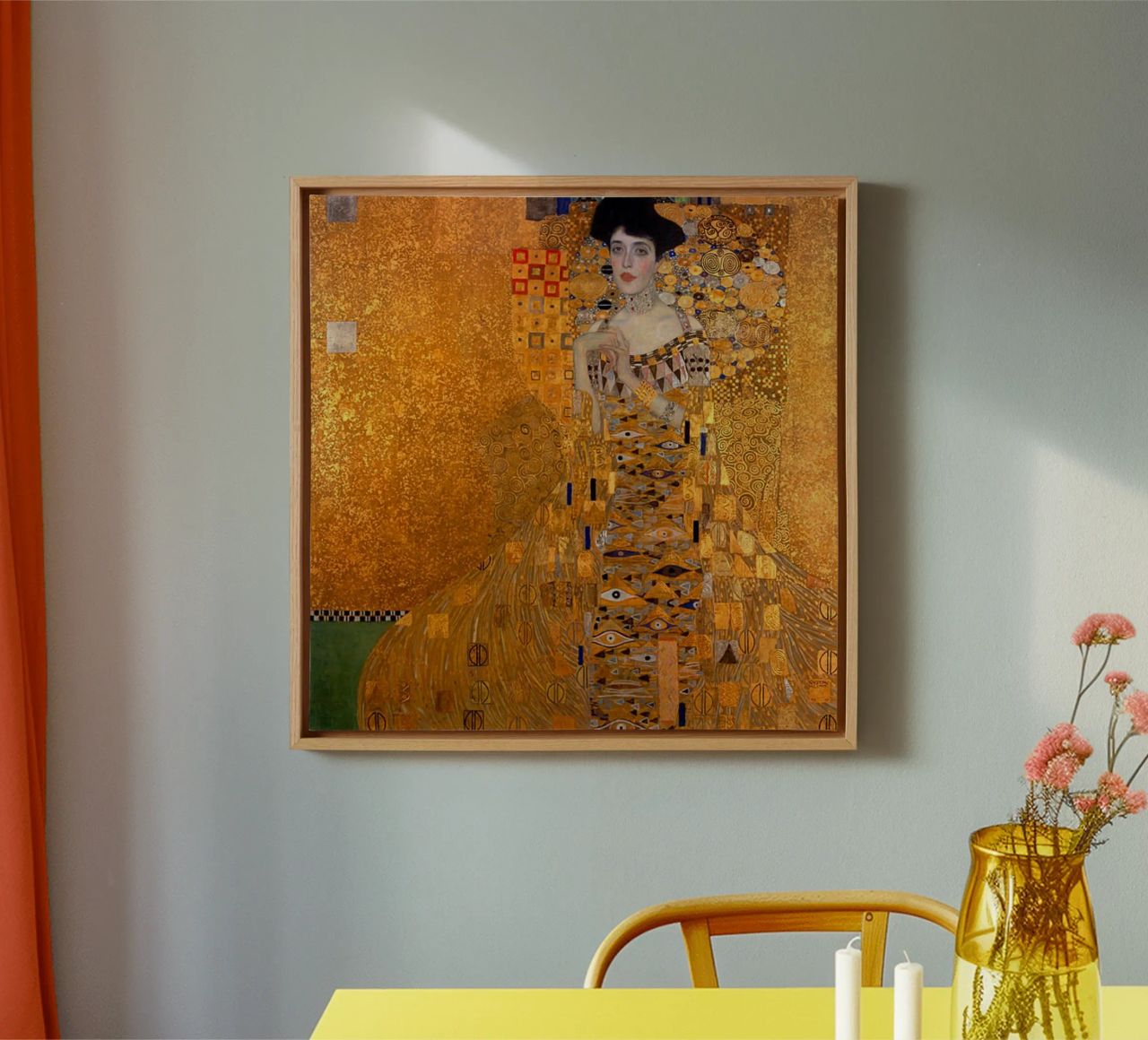 The Woman In Gold Klimt Leinwand von venbeshop
