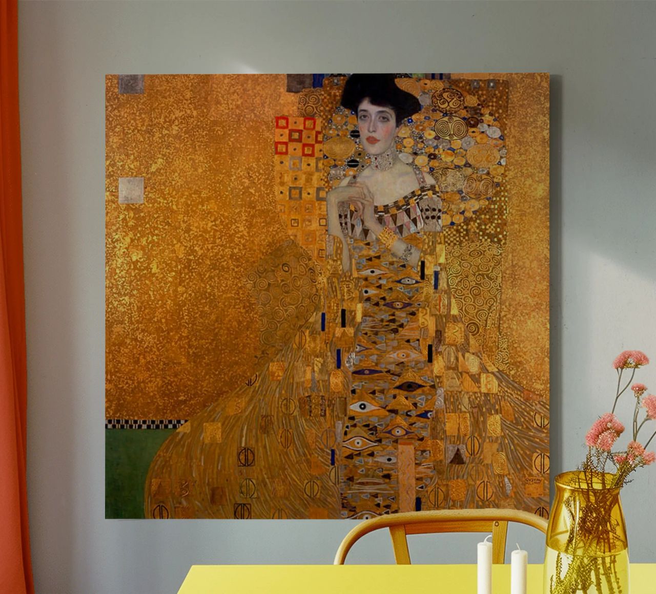 The Woman In Gold Klimt Leinwand von venbeshop
