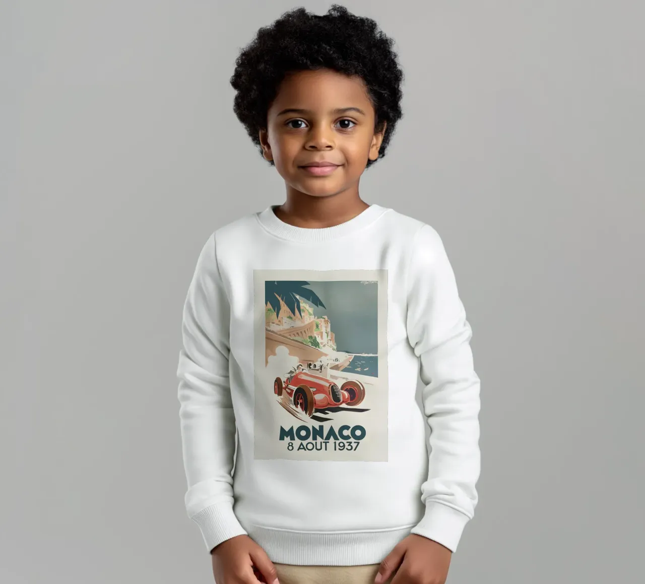 Monaco maggio 1937 felpa bambino da AUTOSHOOT