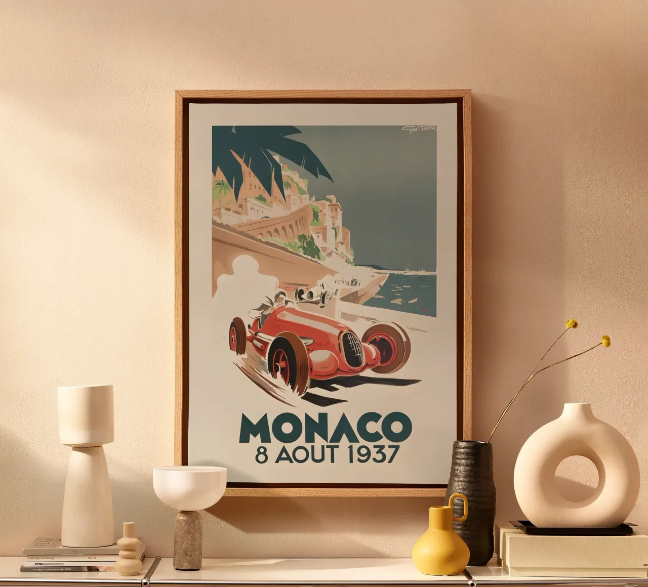 Monaco maggio 1937 tela da AUTOSHOOT